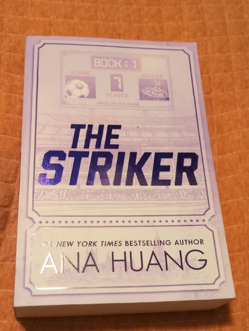 The Striker by Ana Huang - Lavender & White Paperback